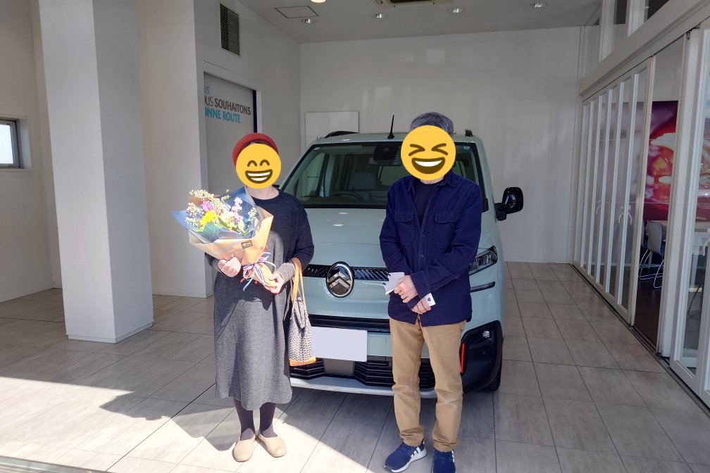 BERLINGO MAX XTR GRIP Controlpackage　アクアグリーン　ご納車ありがとうございました。