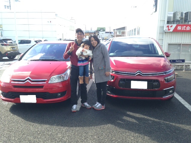 C4ピカソ SHINE BlueHDi　ご納車。