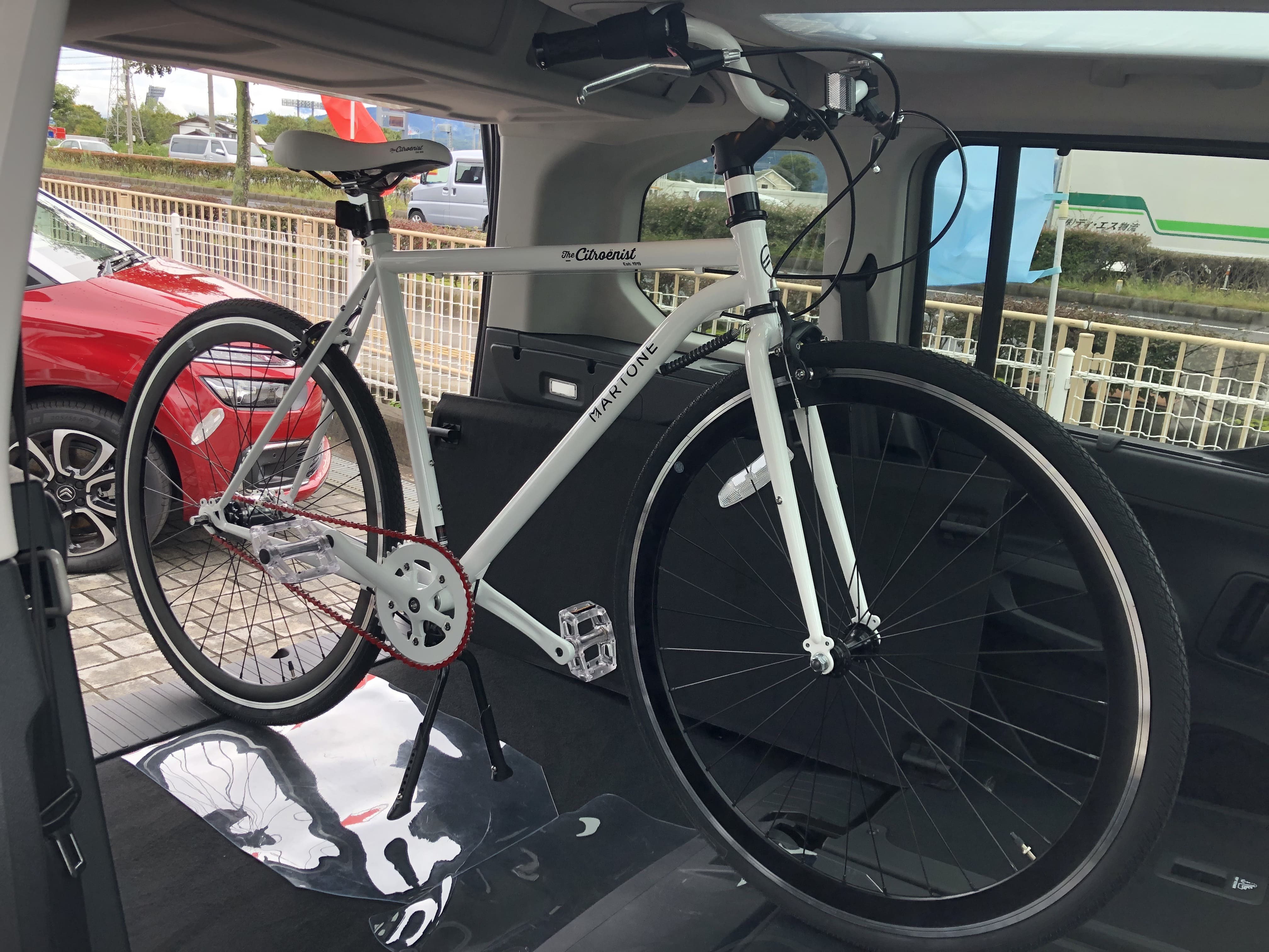 自転車ものるベルランゴ