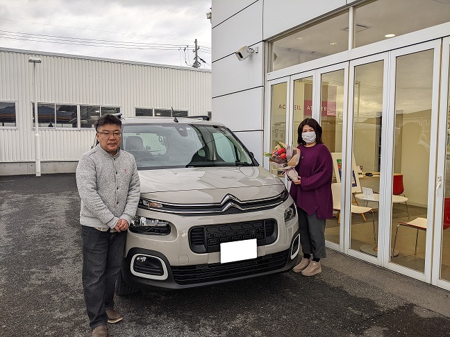 BERLINGO SHINE サーブル　ご納車ありがとうございます。 