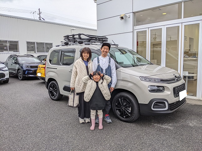 BERLINGO サーブル　ご納車ありがとうございます。 
