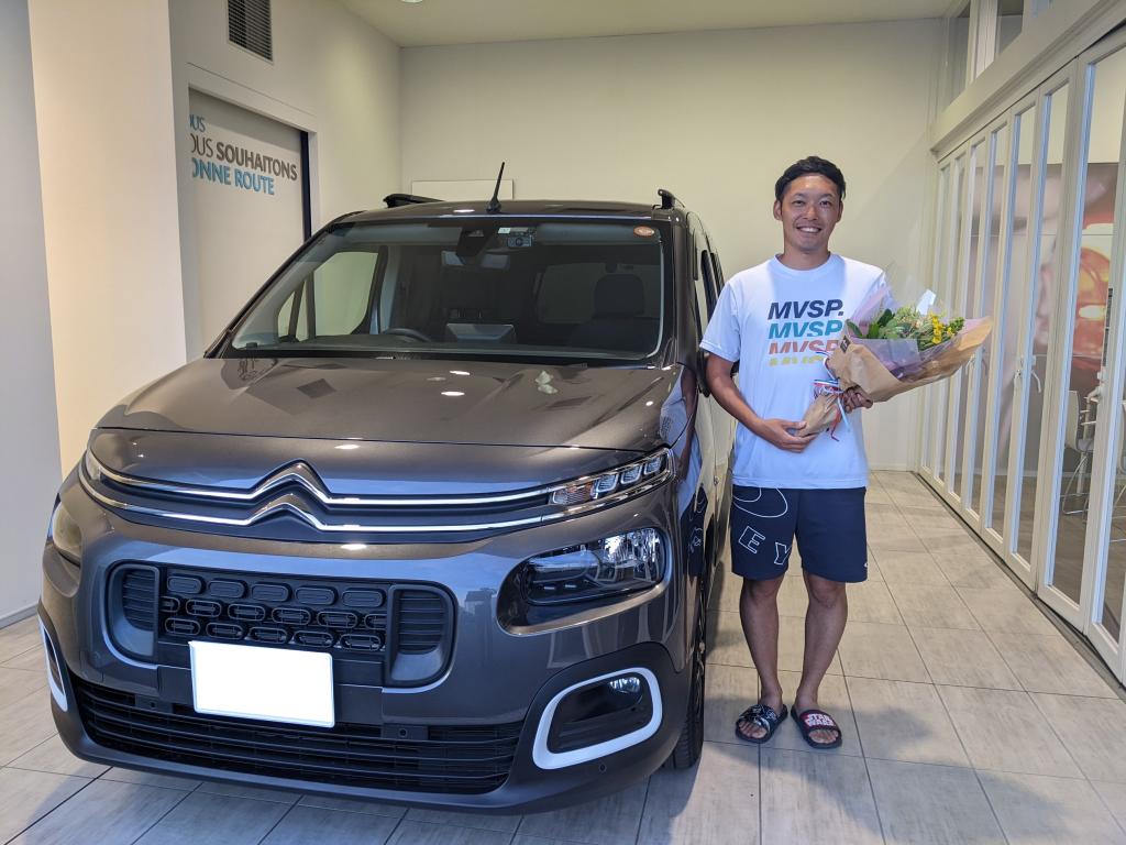 認定中古車　ベルランゴロング　ご納車ありがとうございました。
