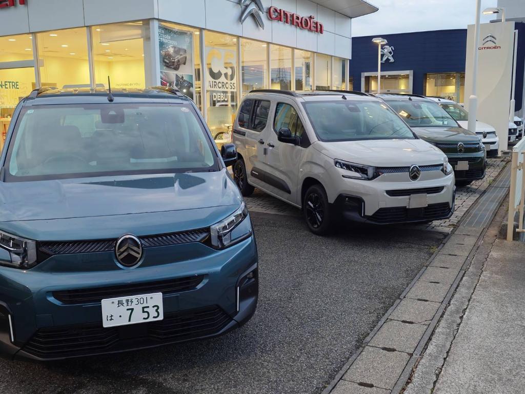BERLINGO　全色揃っています！